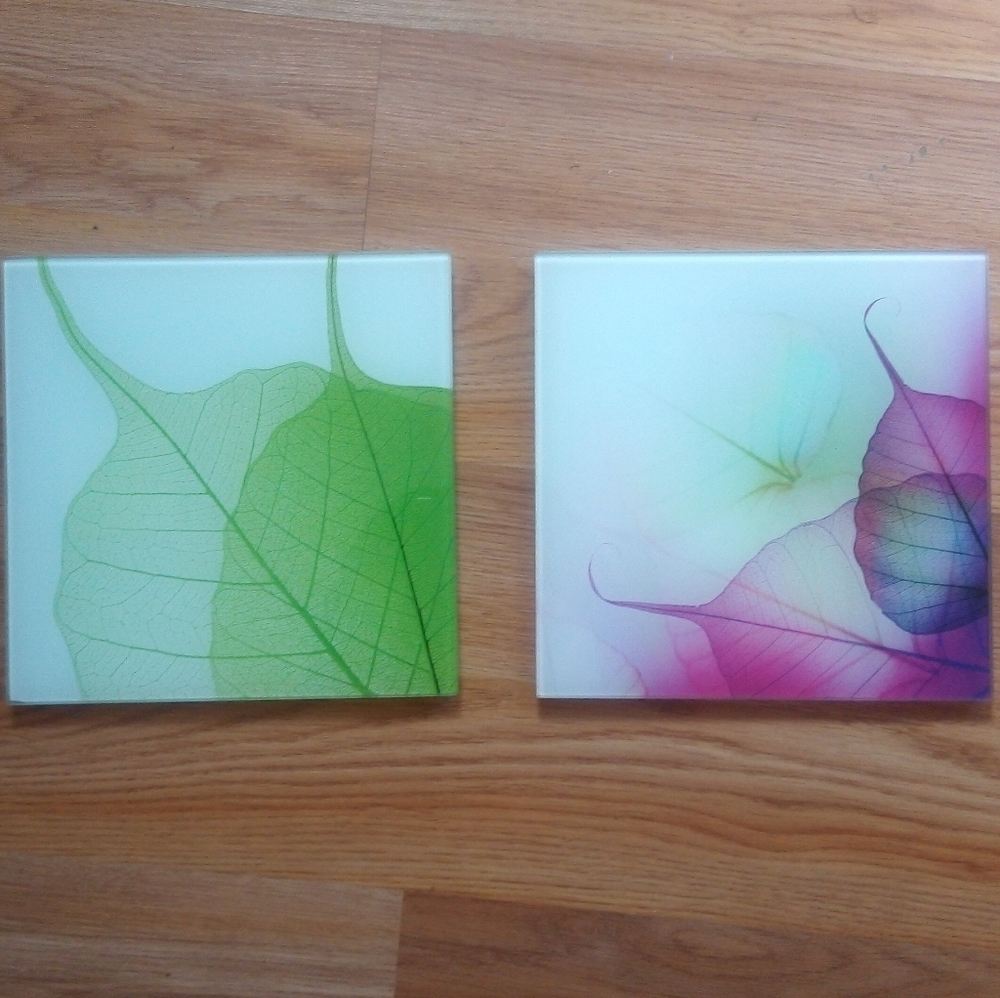 Beautiful leaf wall art
